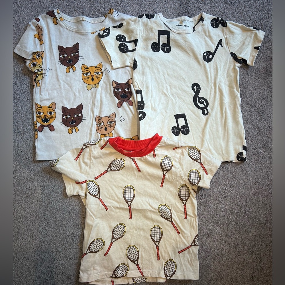 Set of Three mini rodini kids shirts